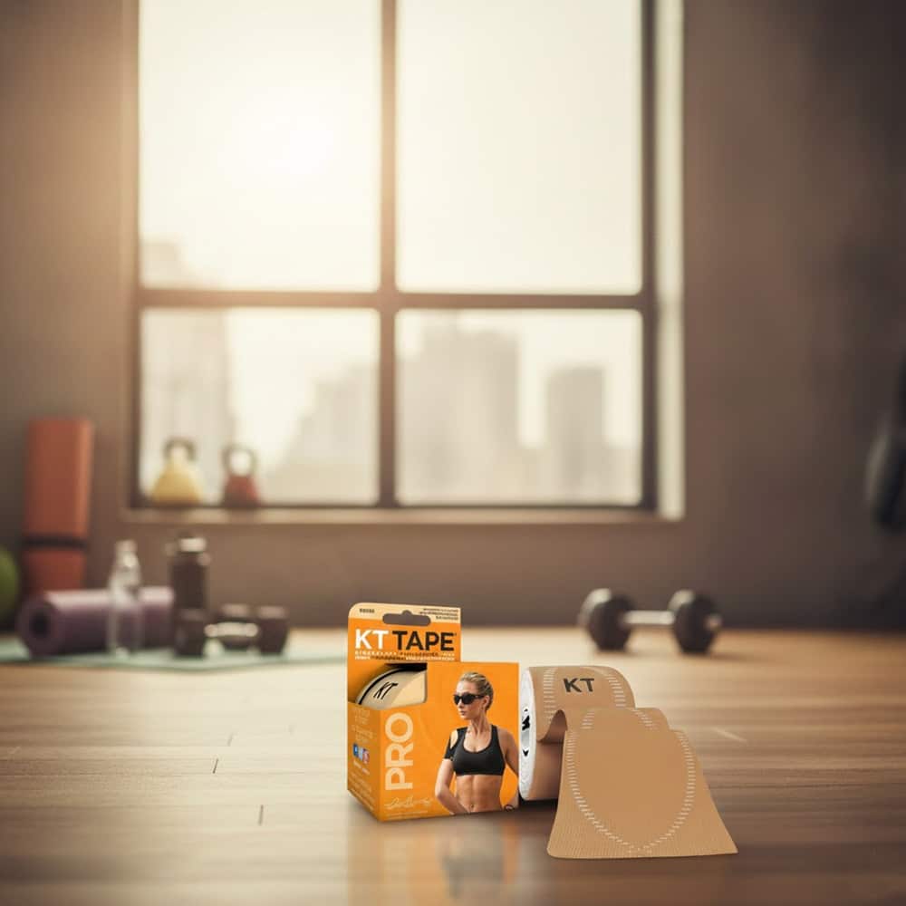 KT Tape Pro Beige - 20 Precut Synthetic Strips