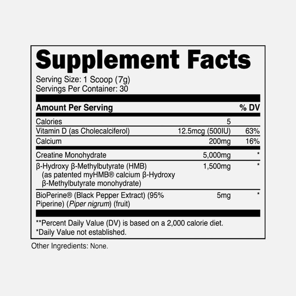 Creatine HMB Powder - Unflavored