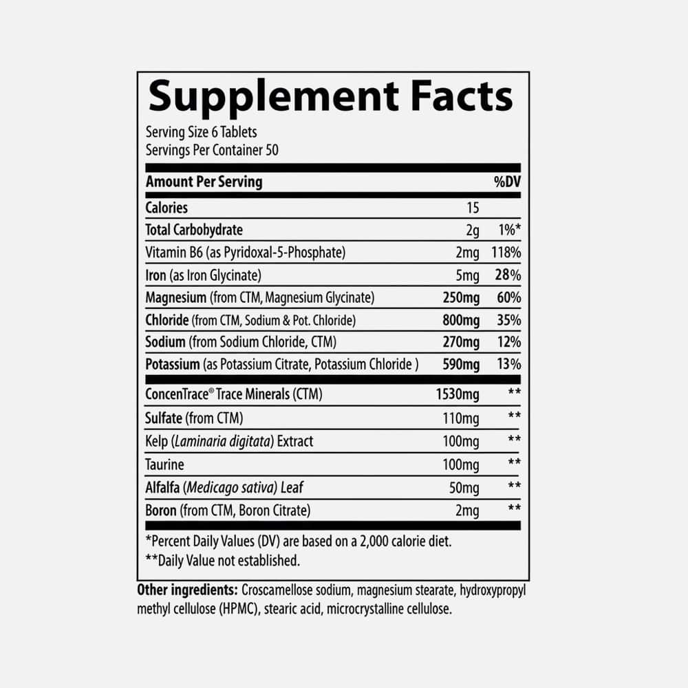Electrolyte Stamina 300 Tablets - Mineral Supplement