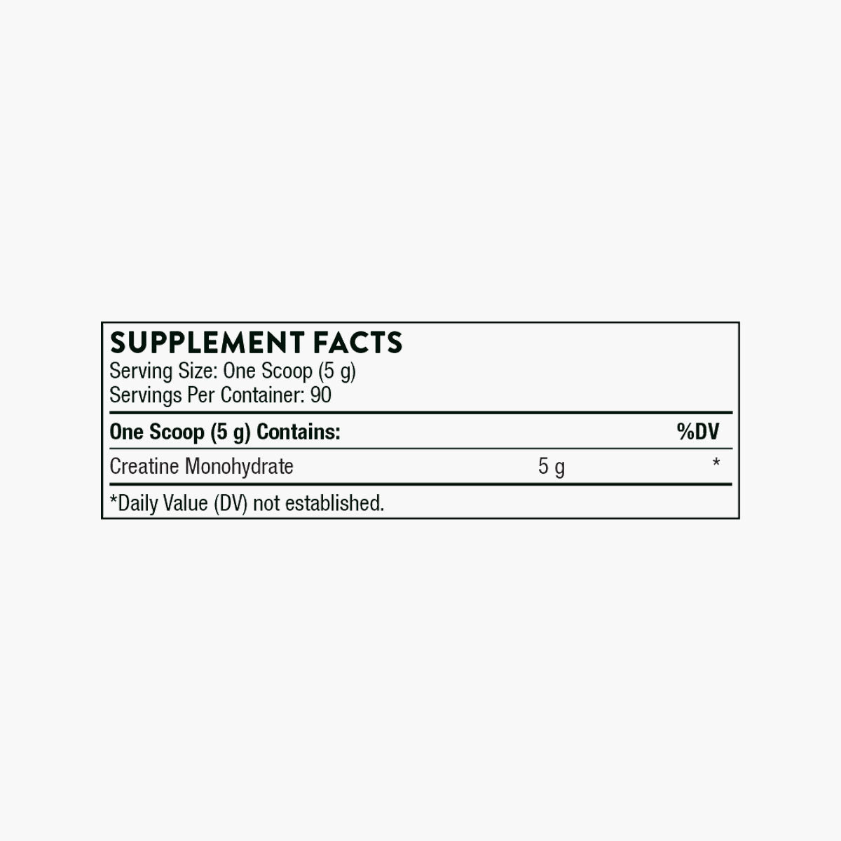 Creatine Monohydrate Powder - Unflavored
