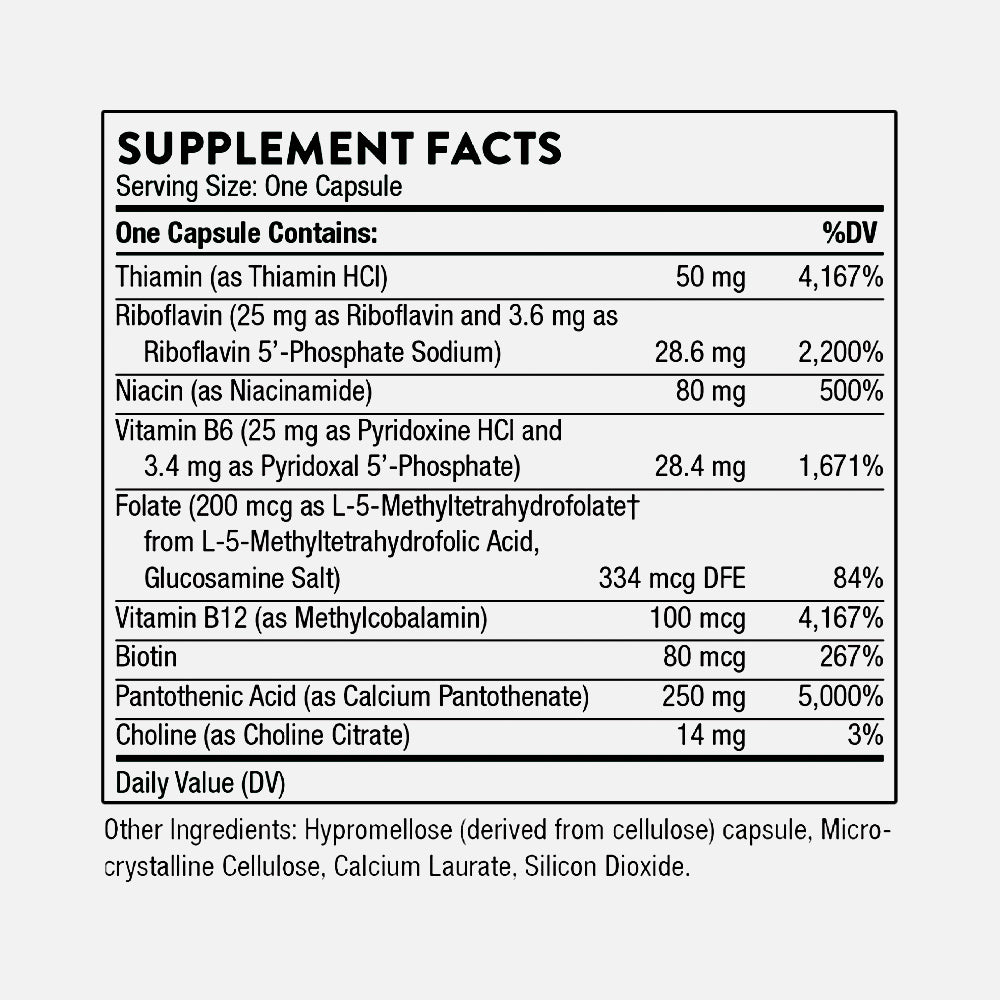 Stress B-Complex with Extra B5 - 60 Capsules