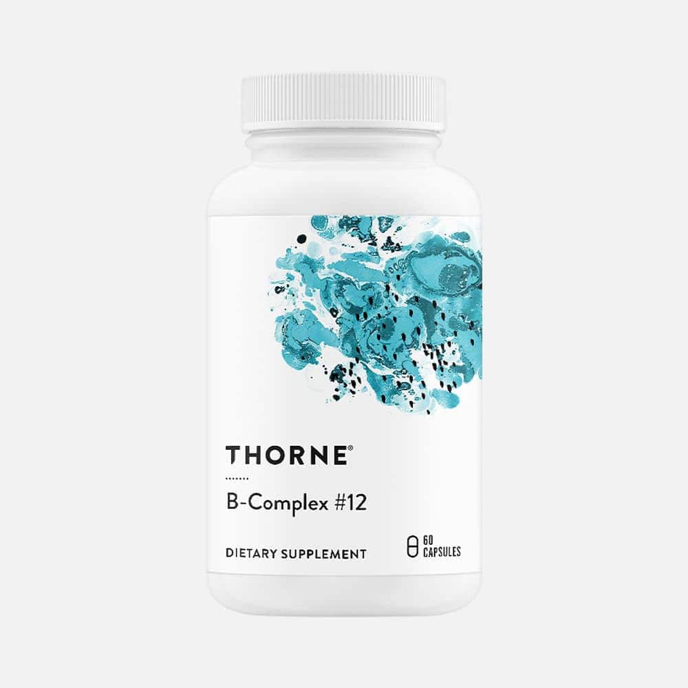 Thorne B-Complex #12 with B12 & Folate - 60 Capsules