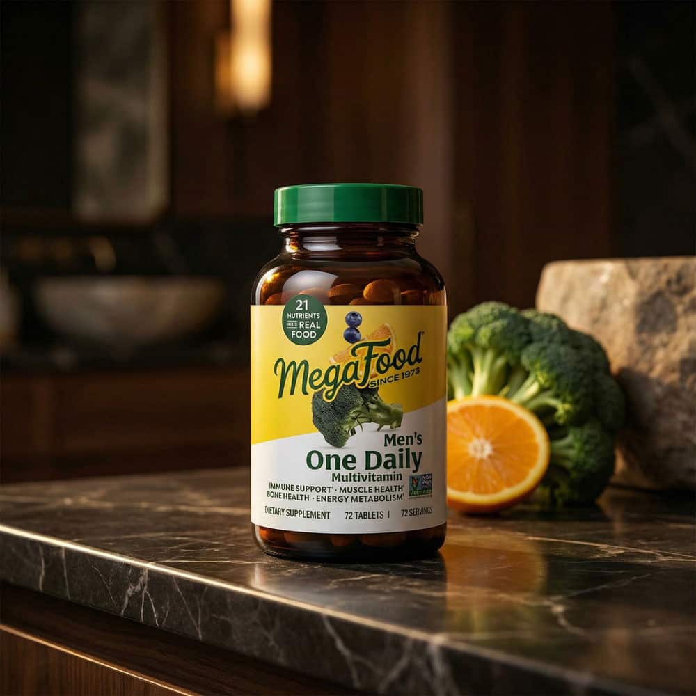 MegaFood Men's One Daily Multivitamin - 72 Tablets