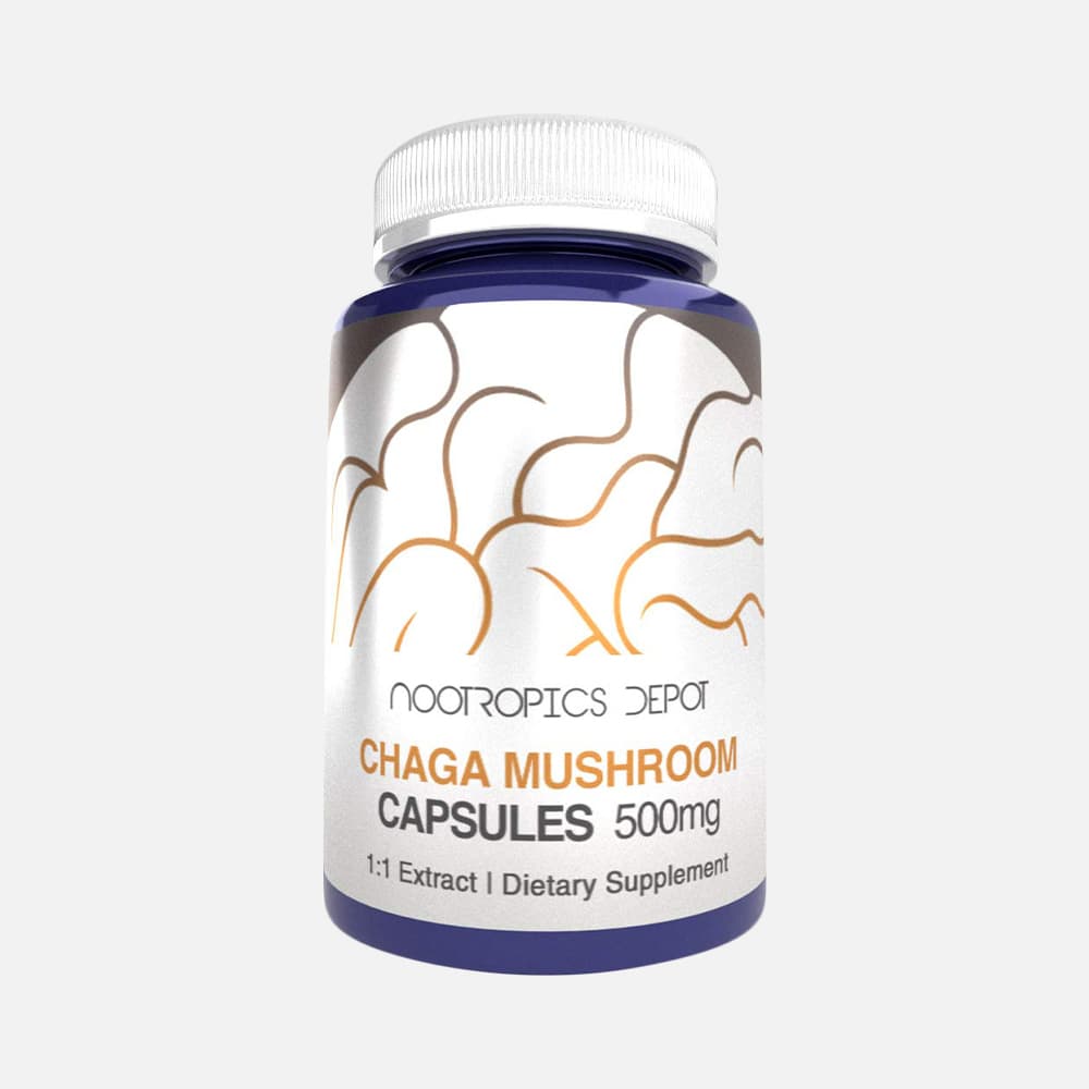 Chaga Mushroom 500mg - 60 Capsules (USDA Organic)