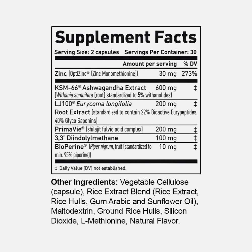 KagedTest Ferodrox Testosterone Support - 60 Capsules