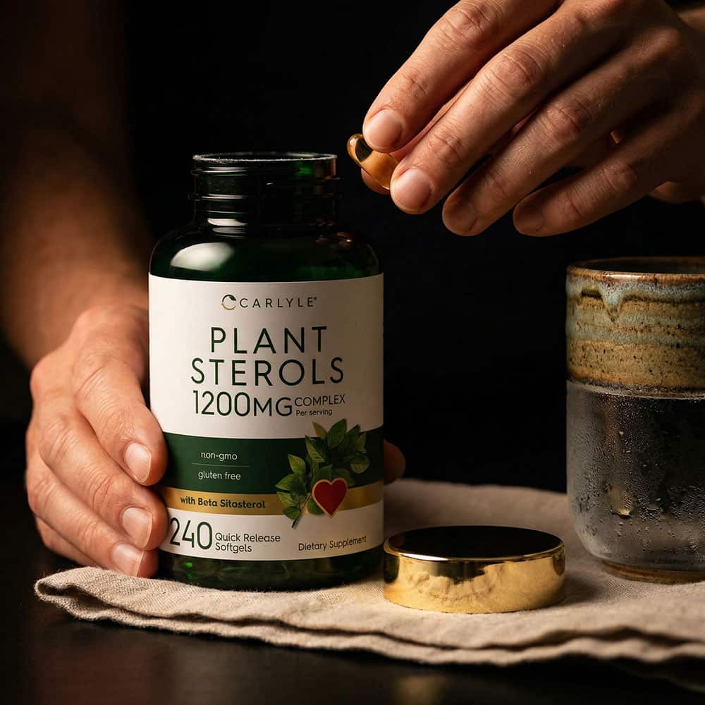 Plant Sterols 1200mg with Beta Sitosterol - 240 Softgels