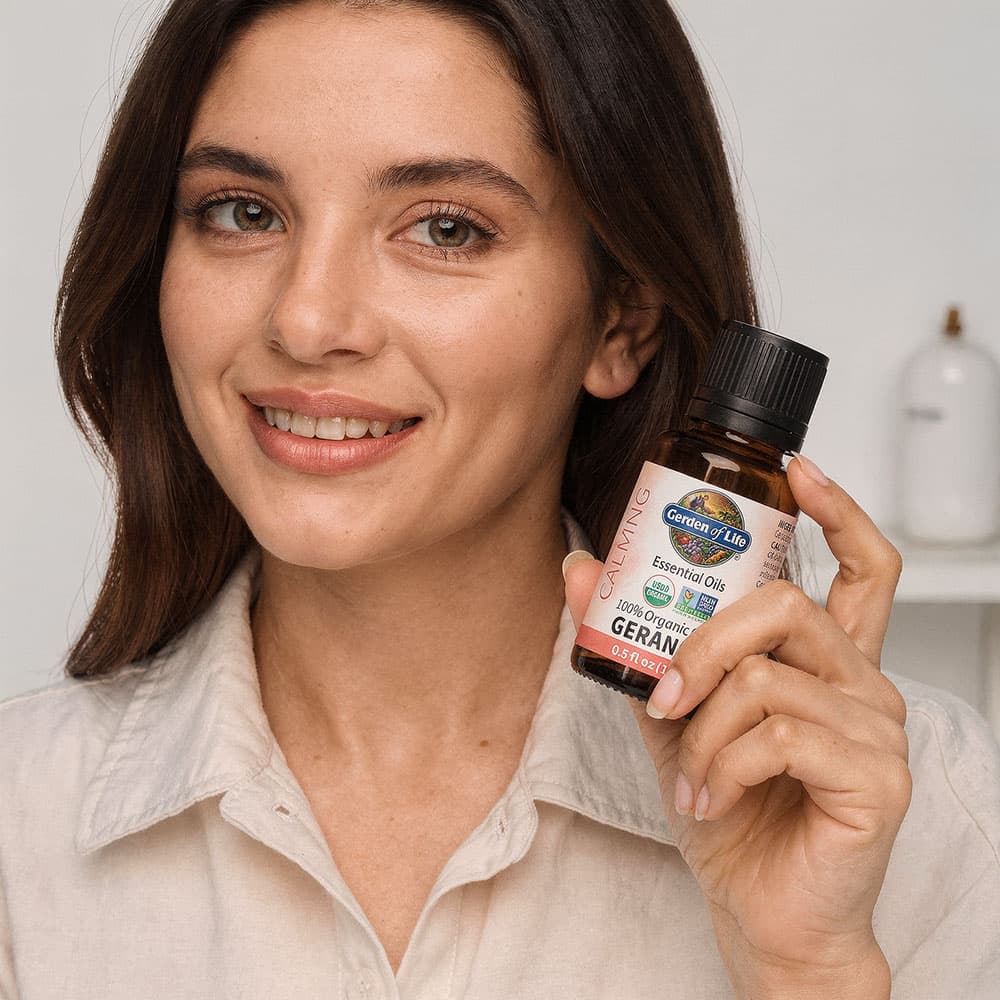 Organic Geranium Essential Oil 15mL - Aromatherapy