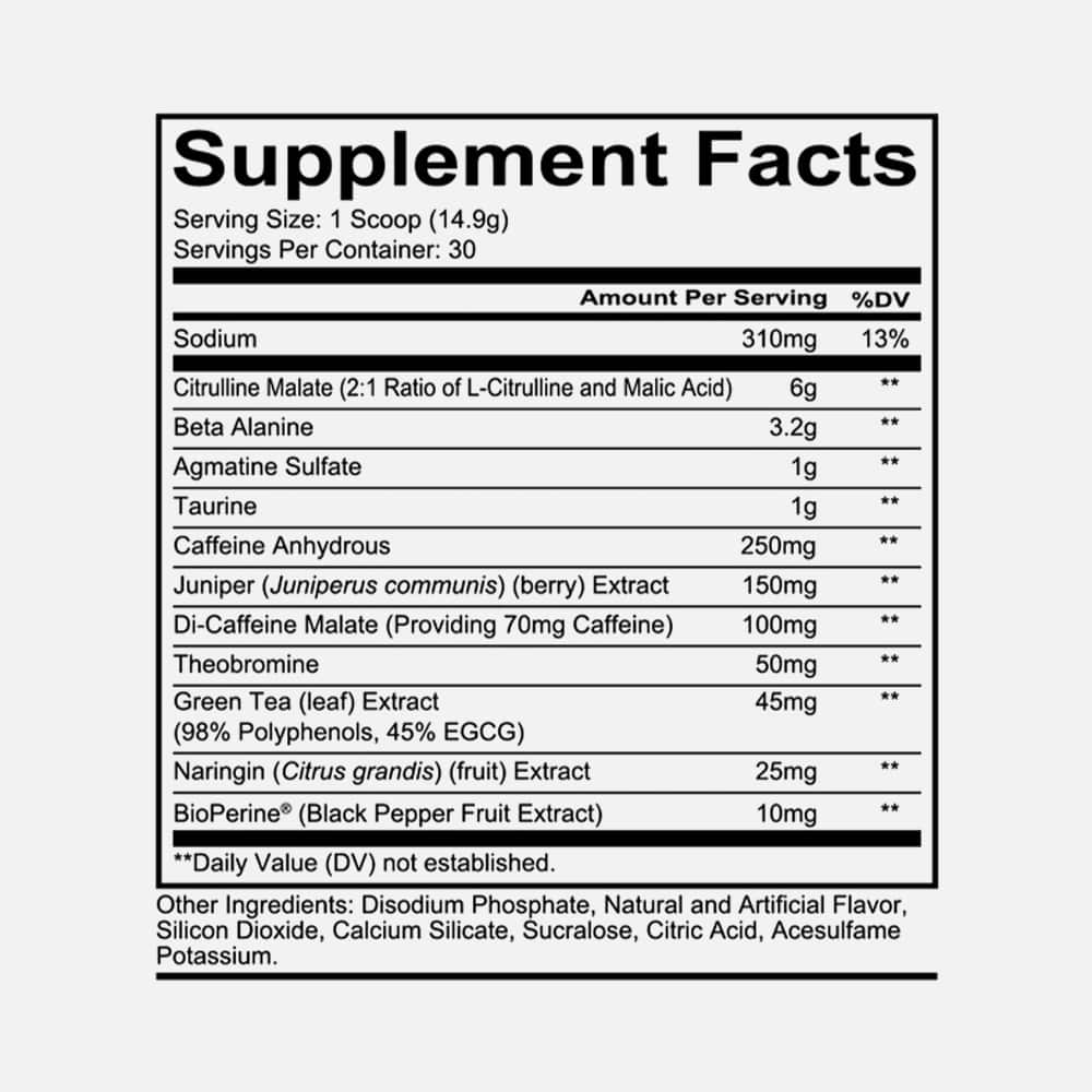 Total War Pre-Workout 441g - 30 Servings (Grape)