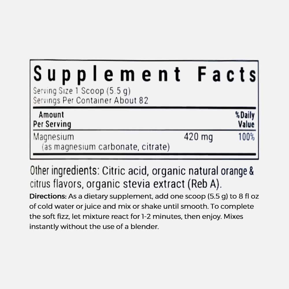 Simply Calm®, Magnesium (Carbonate & Citrate) 235mg - 82 Servings Powder