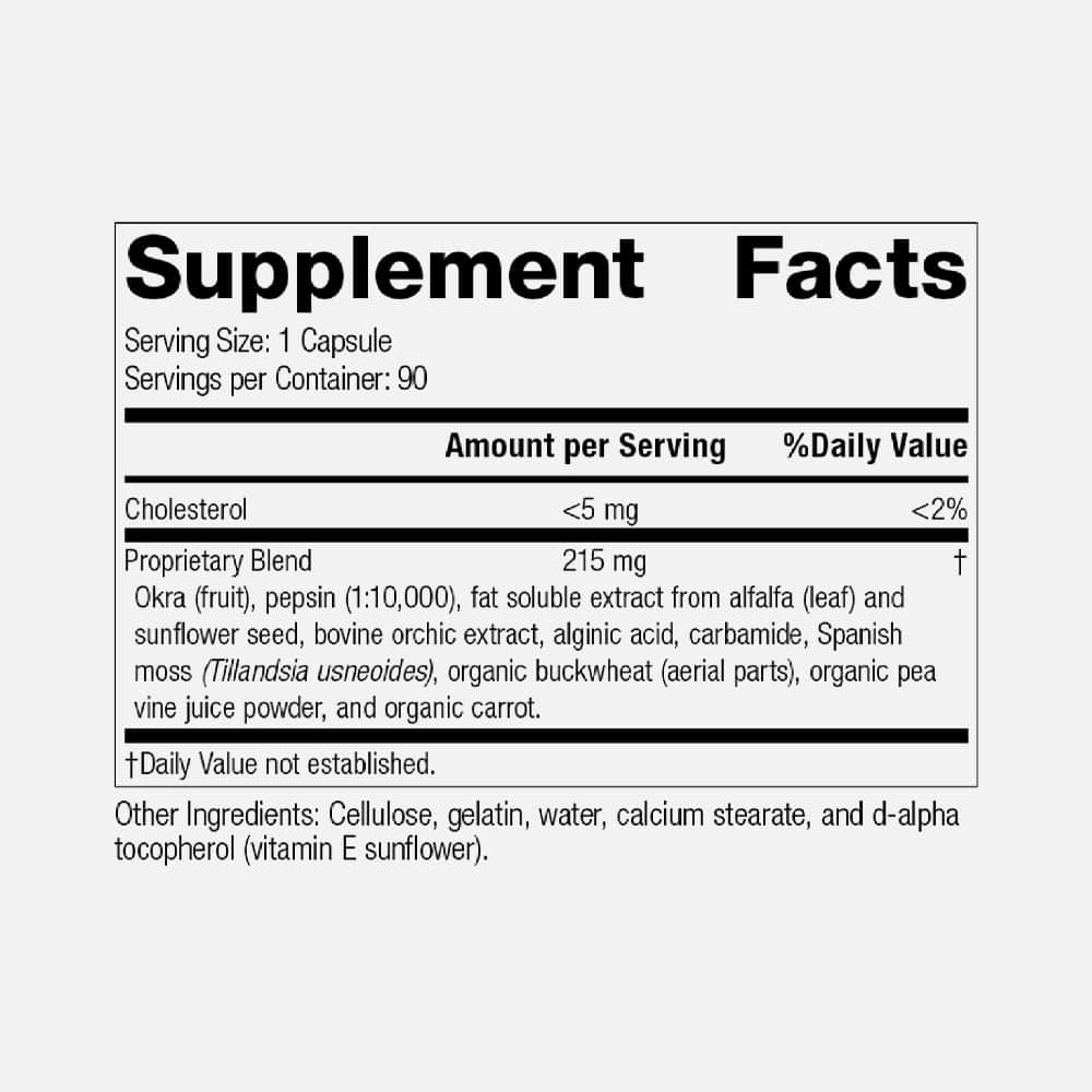 Okra Pepsin E3 90mg - 90 Capsules