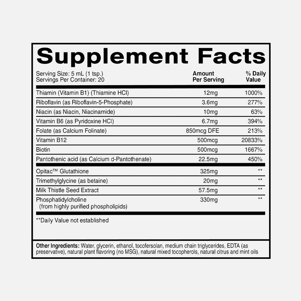 Glutathione Complex Liquid 3.38 fl oz - Liposomal