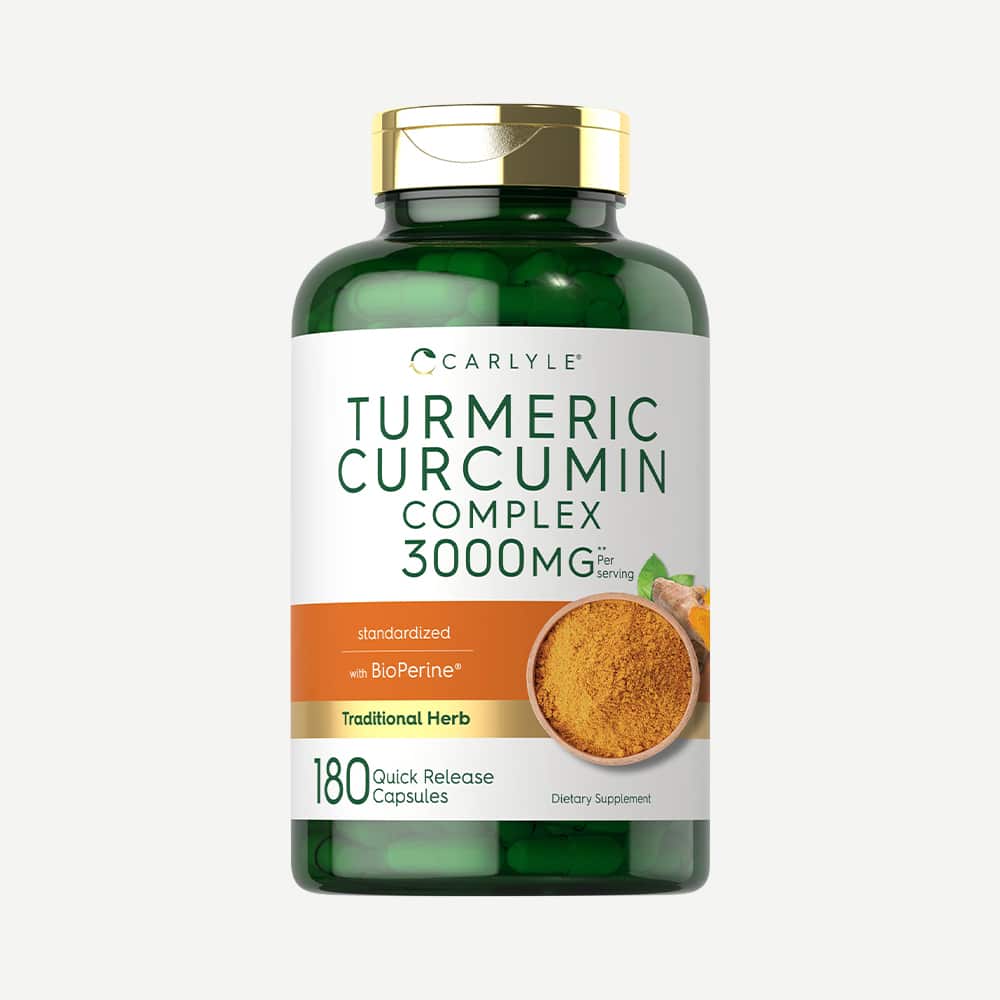 Turmeric Curcumin 3000mg - 180 Capsules