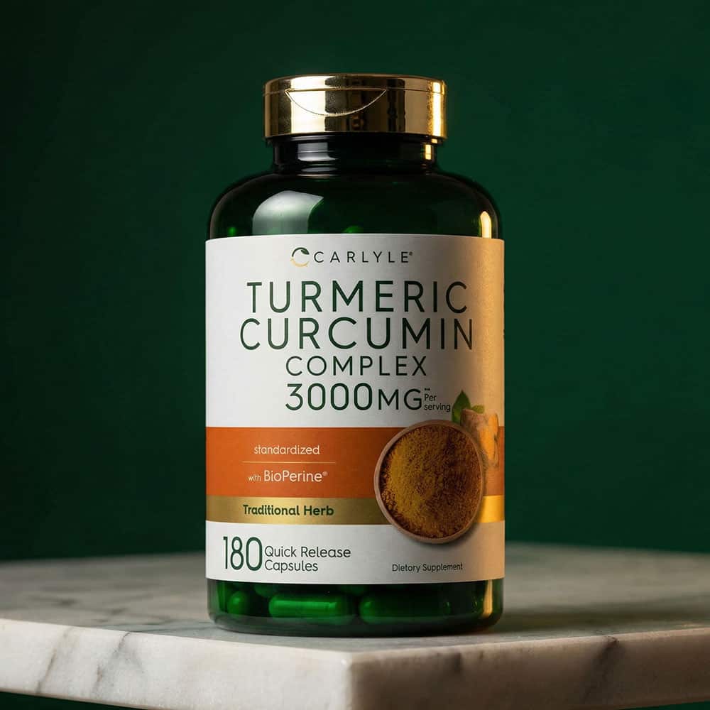 Turmeric Curcumin 3000mg - 180 Capsules