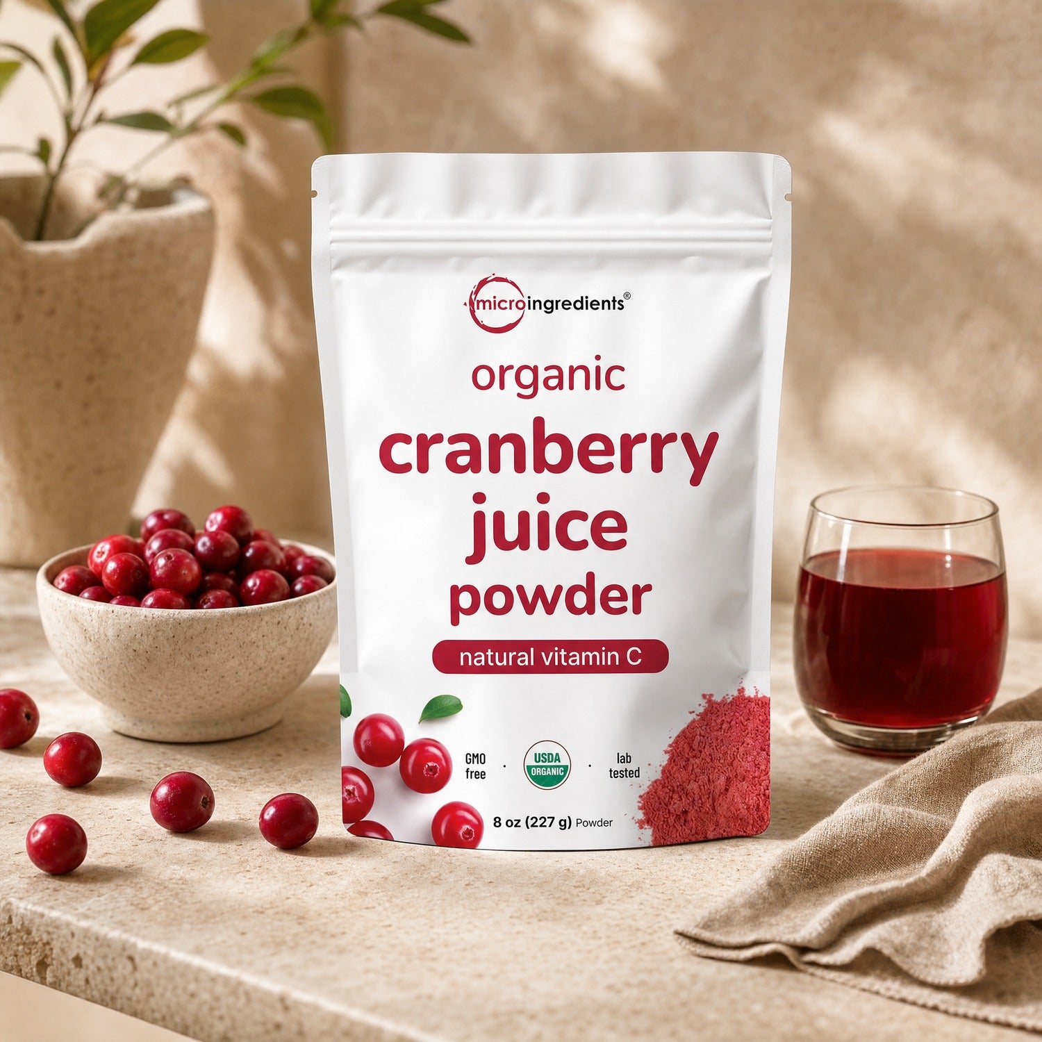 Organic Cranberry Juice Powder