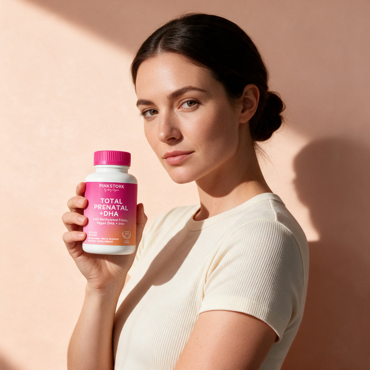 Pink Stork - Total Prenatal + DHA - Berry - 60 Capsules