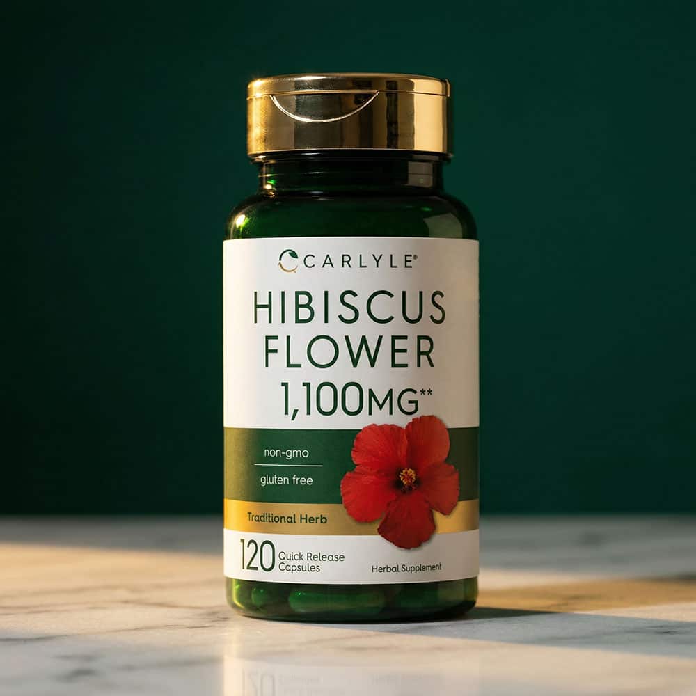 Hibiscus Flower Extract 1100mg - 120 Capsules