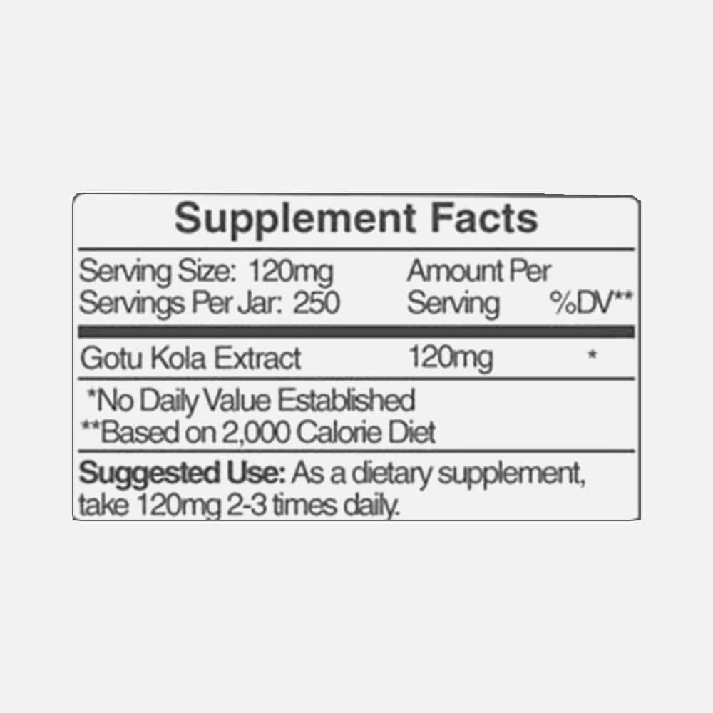 Gotu Kola Extract 30g (35-45% Triterpenes) - Powder