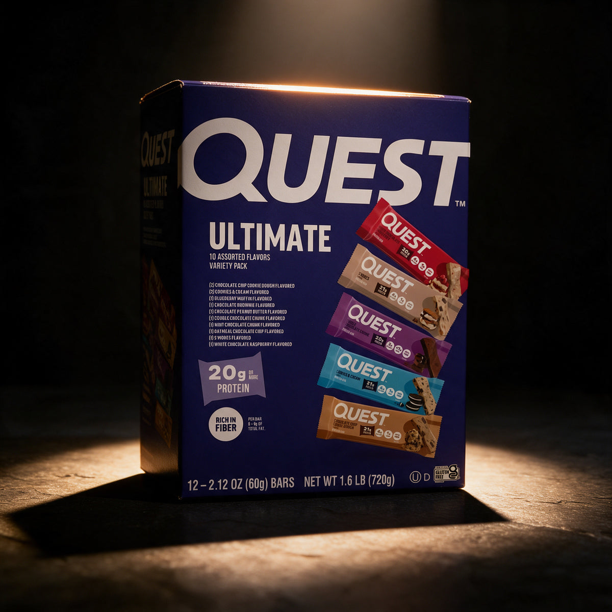 Quest Nutrition - Protein Bars - Ultimate Variety Pack - 12 Bars