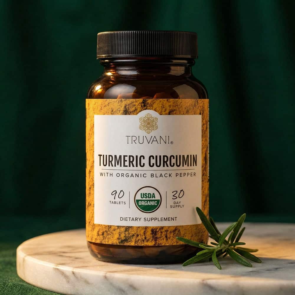 Organic Turmeric Curcumin 1350mg - 90 Tablets