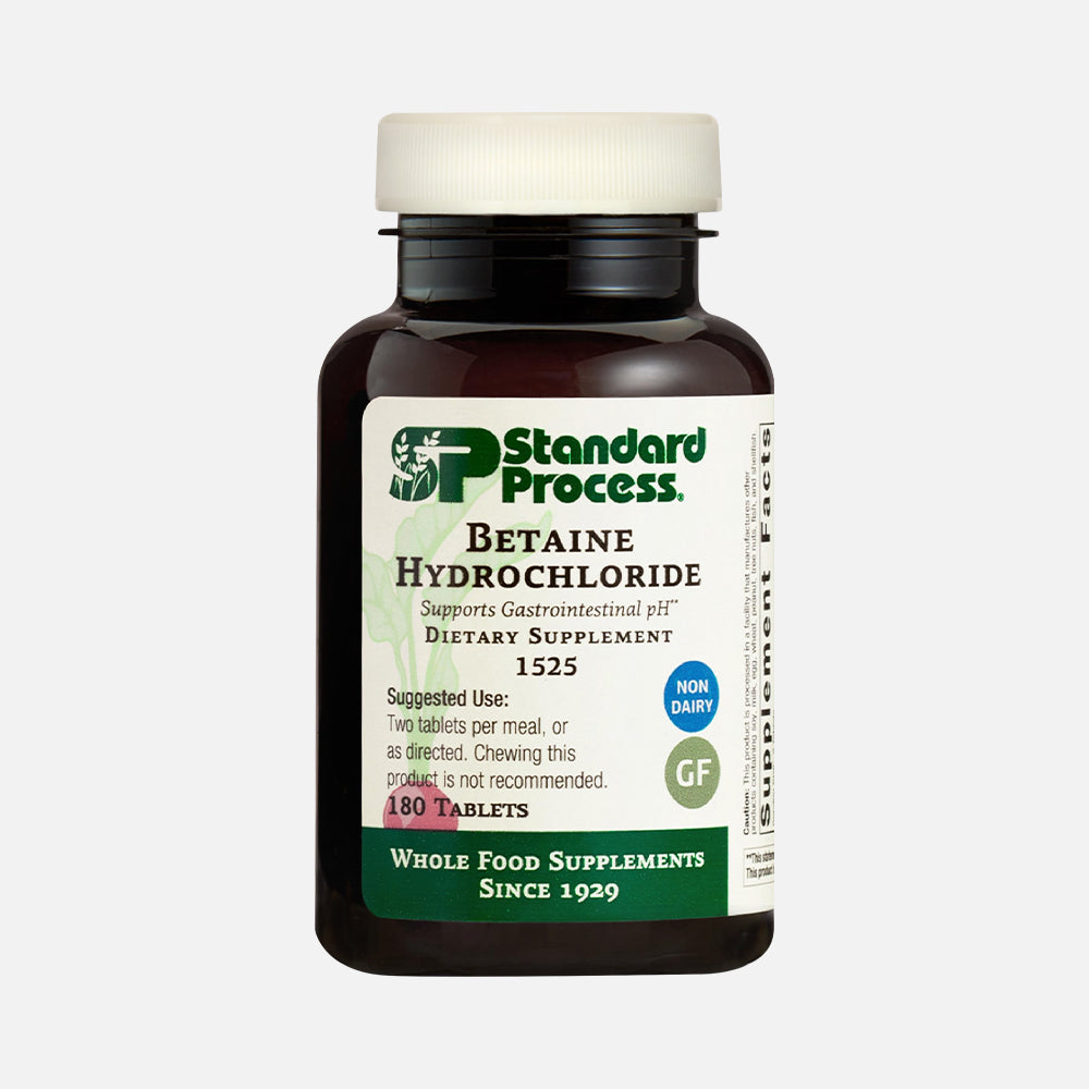 Betaine Hydrochloride 650mg - 180 Tablets