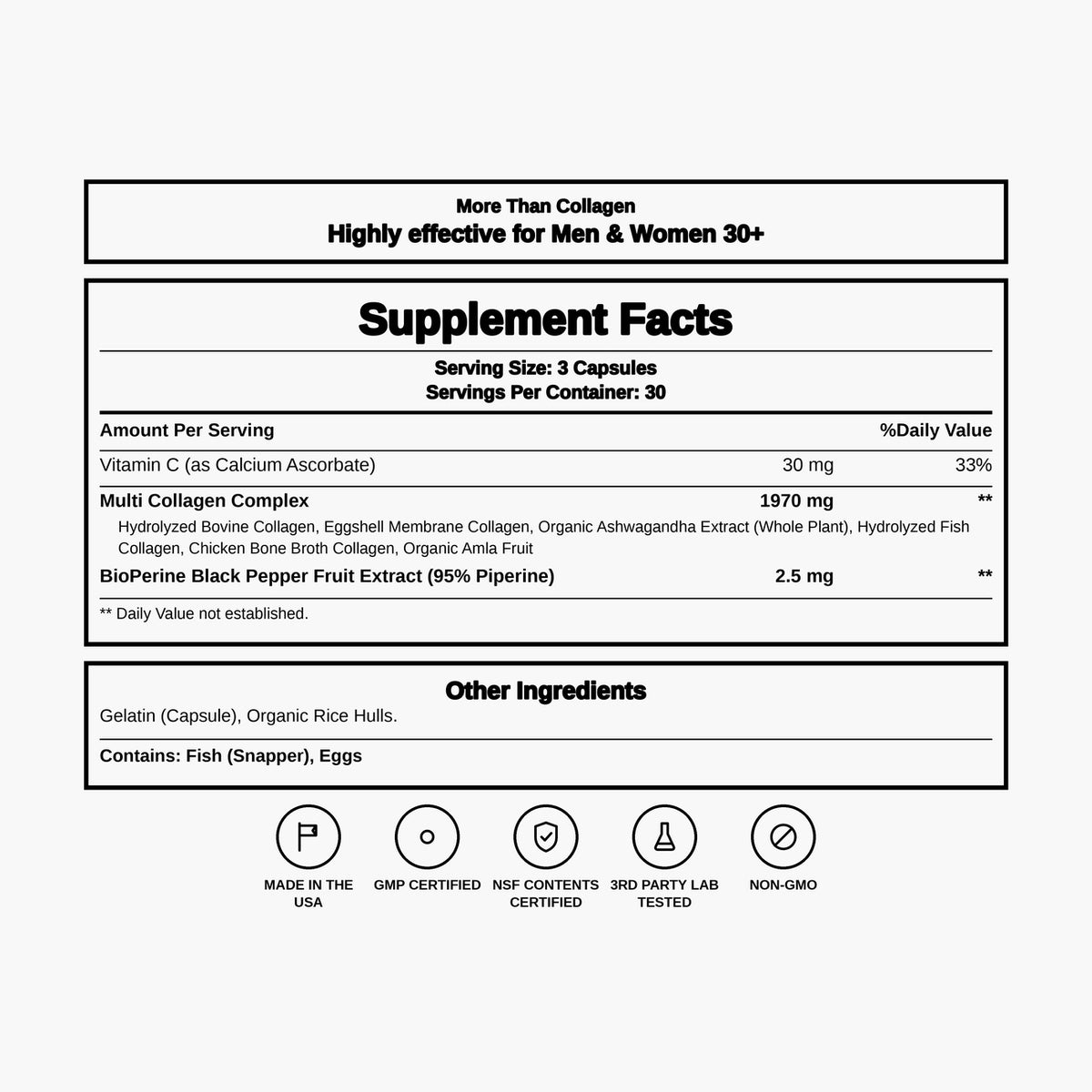 Wholesome Wellness - Super-Absorb Multi Collagen - 90 Capsules