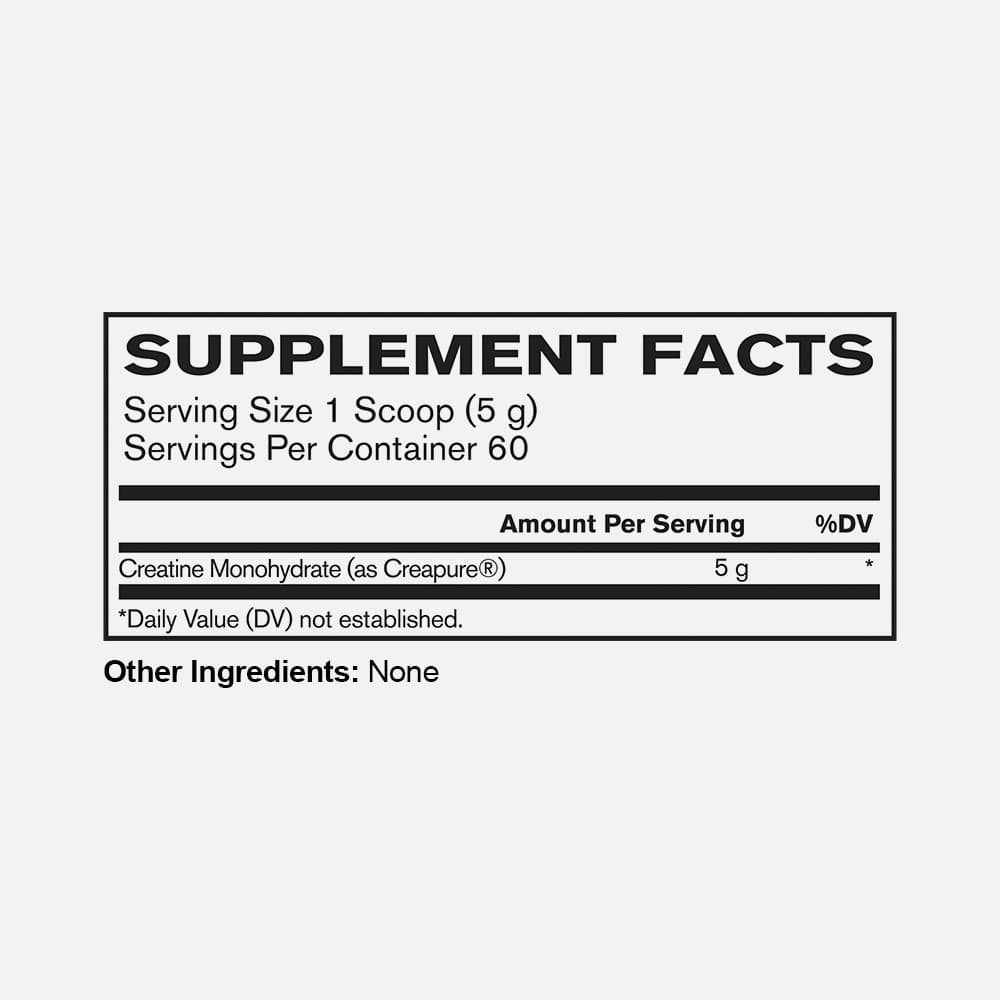 Creatine Monohydrate (Creapure) 3.5g - 60 Servings Powder