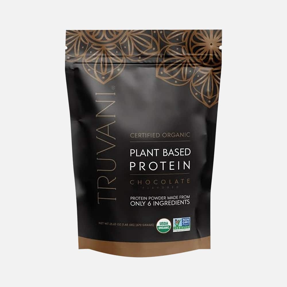 Truvani Organic Plant Protein 20 Servings - Chocolate Powder