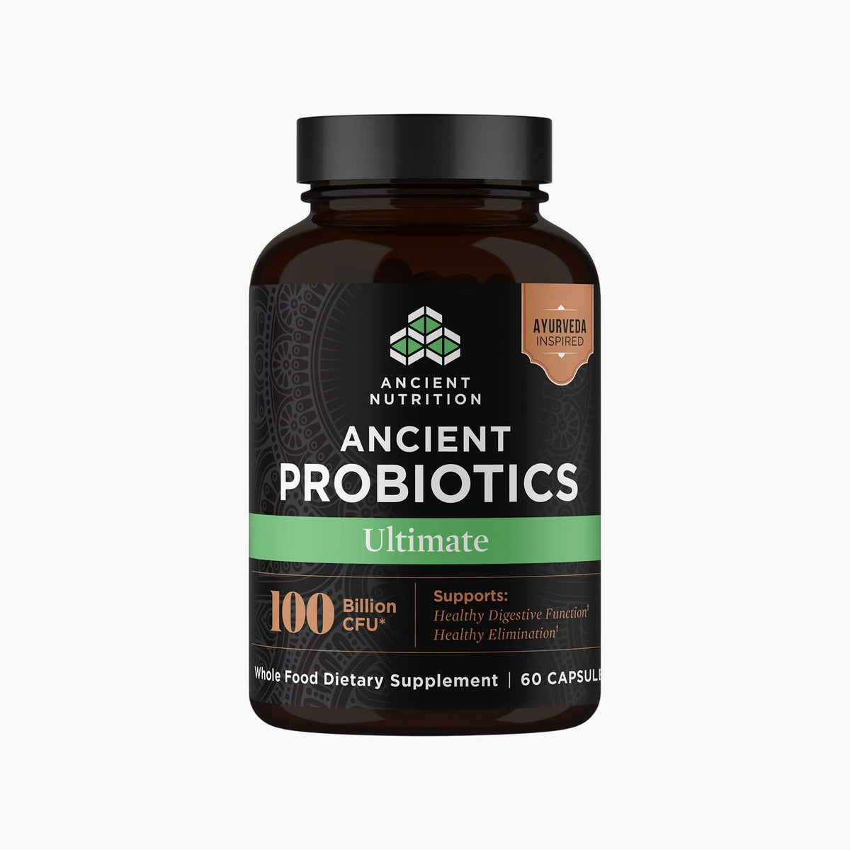 Ancient Nutrition - Probiotics Ultimate 100 Billion CFU - 60 Capsules