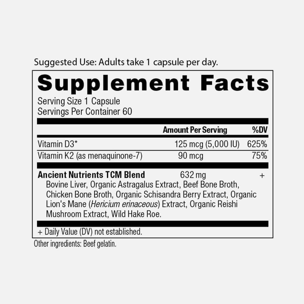 Vitamin D3 5000 IU - 60 Capsules