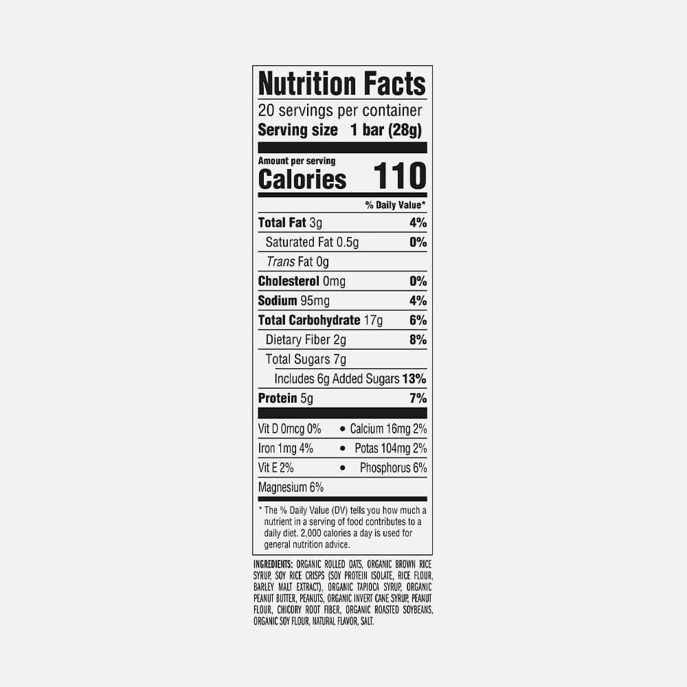 CLIF Bar Minis Crunchy Peanut Butter - 20 Snack Bars