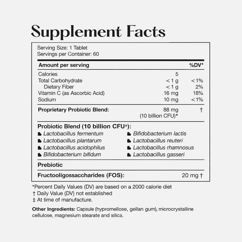 Lovebug Skinny Probiotic 10 Billion CFU - 60 Capsules