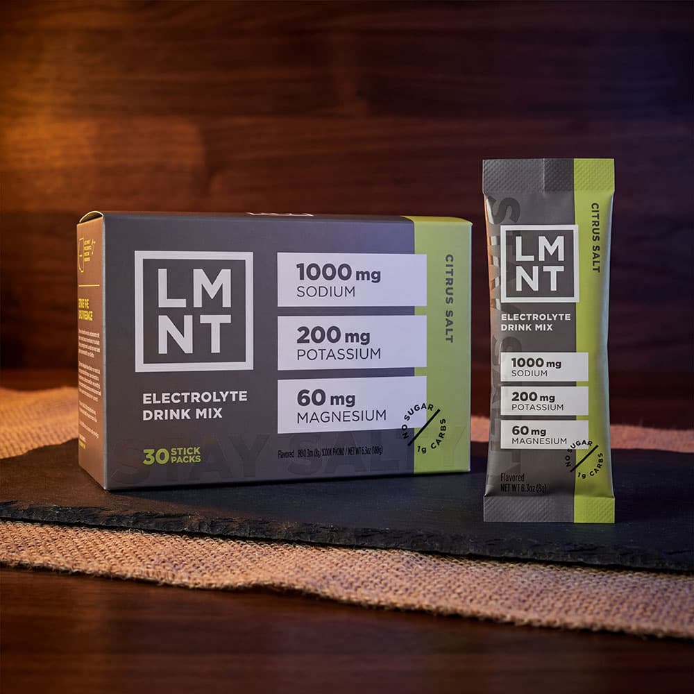 LMNT - Zero Sugar Electrolytes - Citrus Salt 30 Sticks