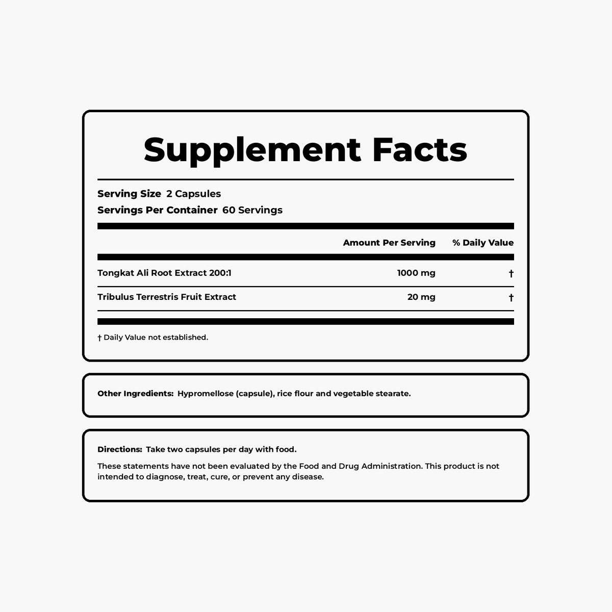 Tongkat Ali Extract 1000 mg