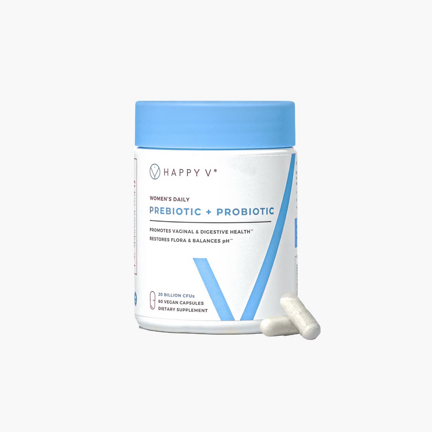 Happy V - Vaginal Probiotic with INTELLIFLORA - 30 Capsules