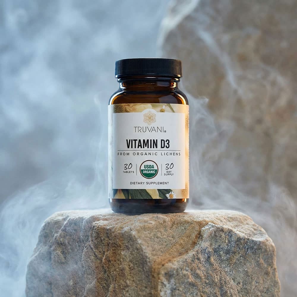 Organic Vitamin D3 2000IU - 30 Tablets (Vegan)