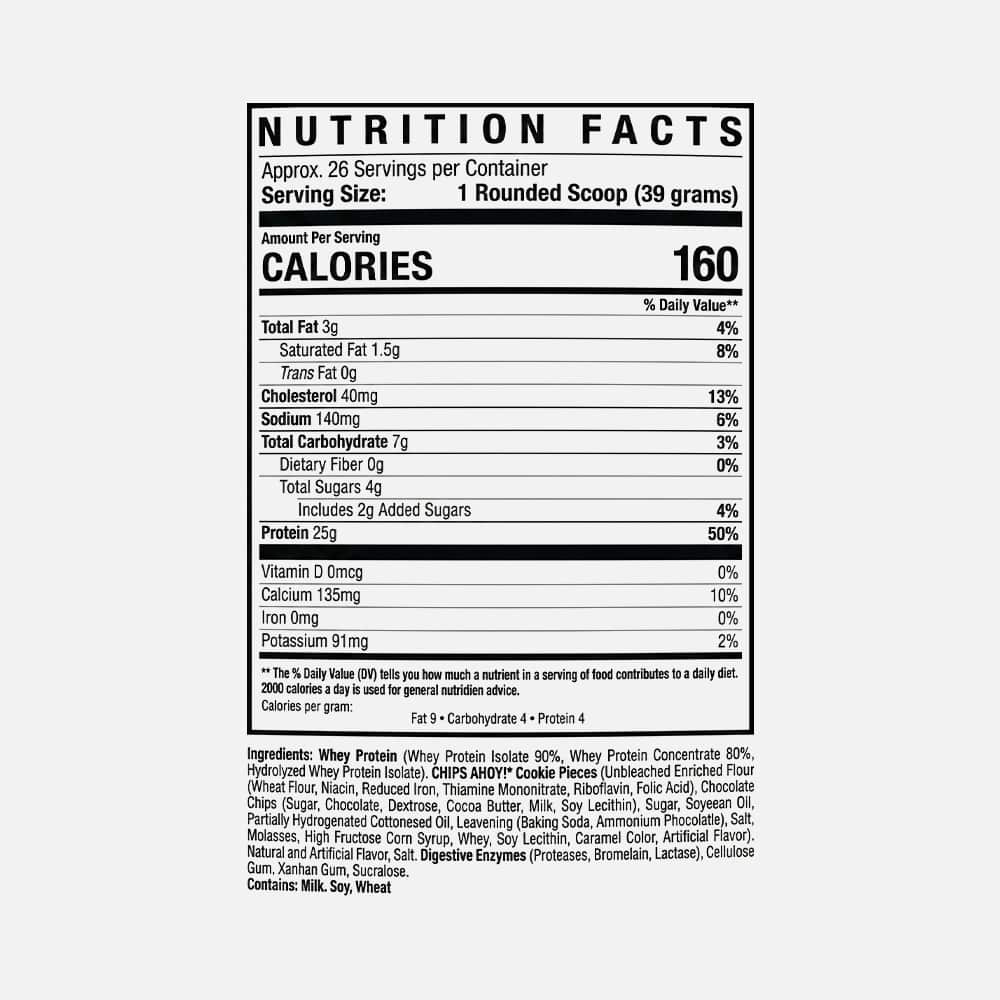 Whey Protein Blend 25g - 26 Servings Powder (Chips Ahoy!)