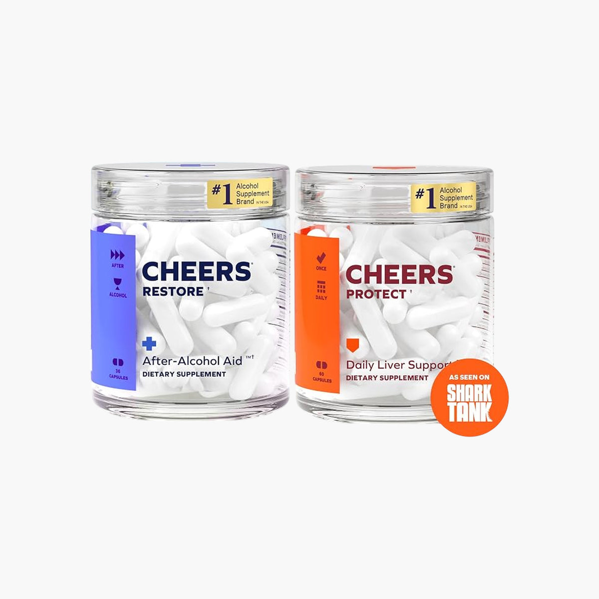 Cheers - Liver Combo Restore + Protect - 12 Restore Doses + 30 Protect Capsules