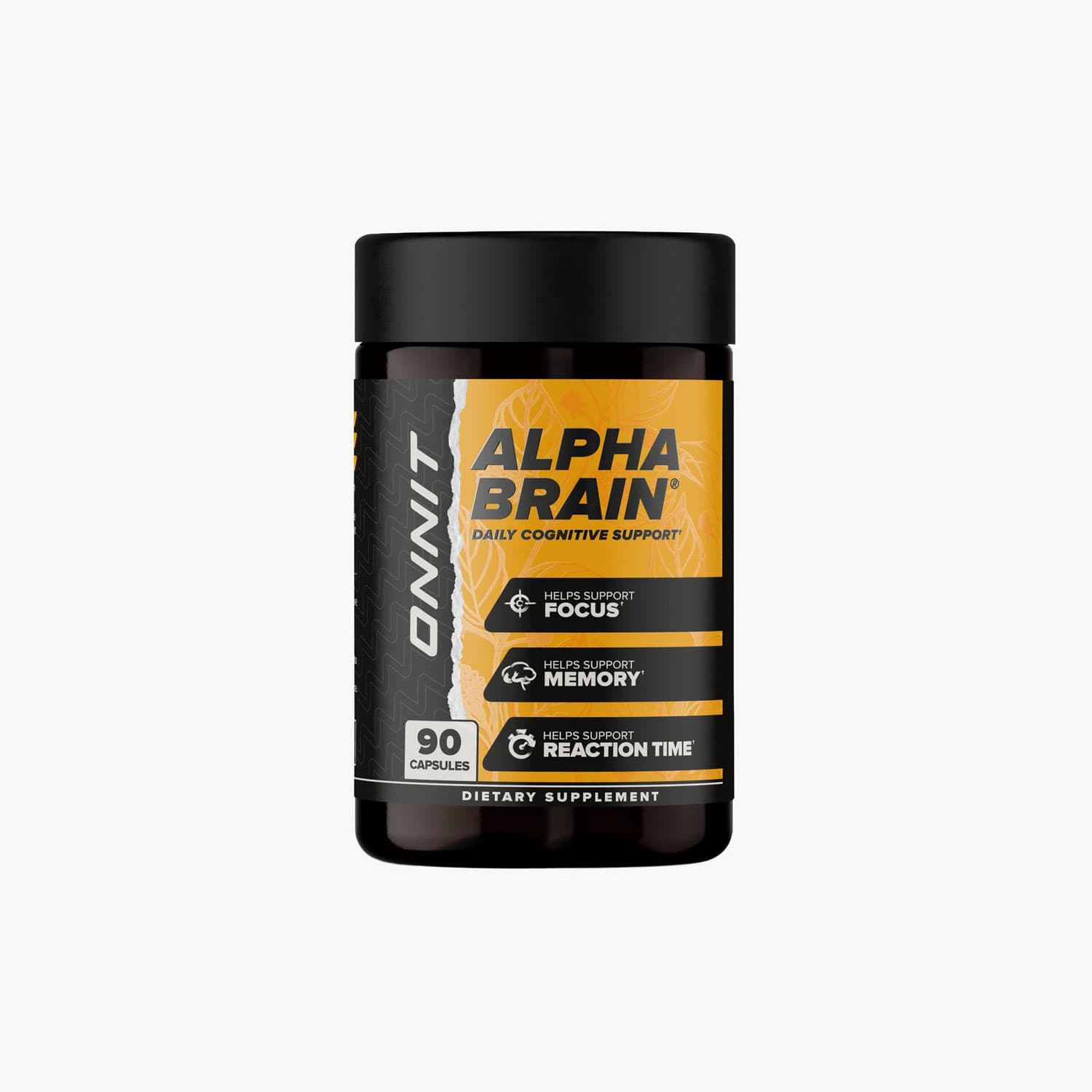 Alpha Brain Nootropic with L-Theanine & B6 - 90 Capsules