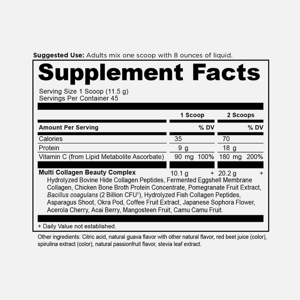 Multi Collagen Beauty Within with Vitamin C - 18.3oz Powder