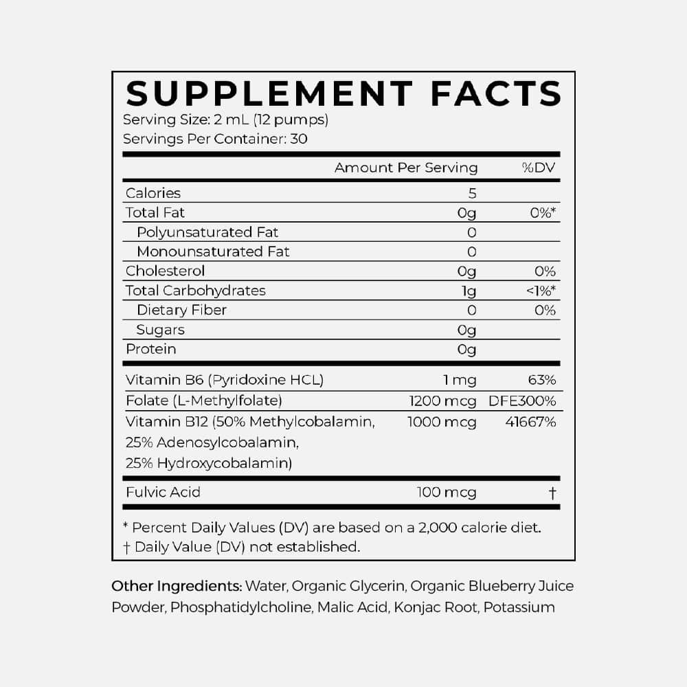 Liposomal Vitamin B12 1250mcg - 2 oz Liquid