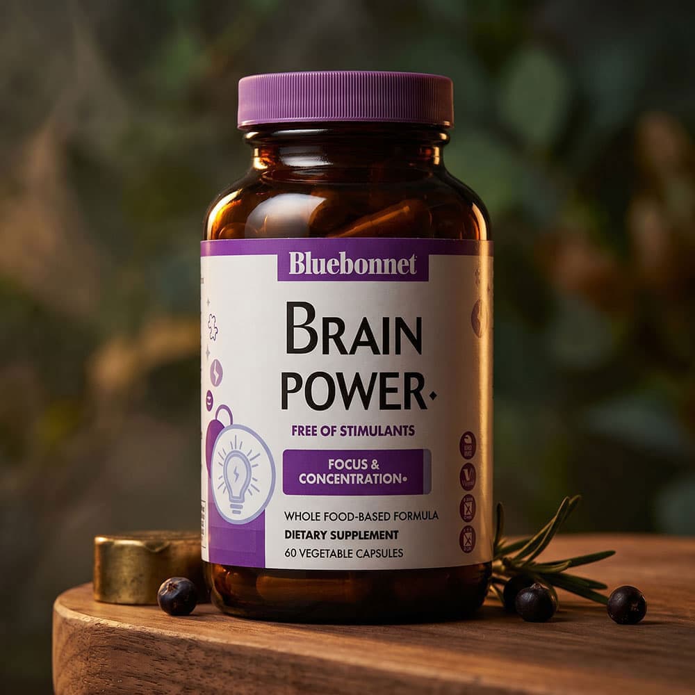 BrainPower Nootropic Blend 60mg - 60 Vegetable Capsules