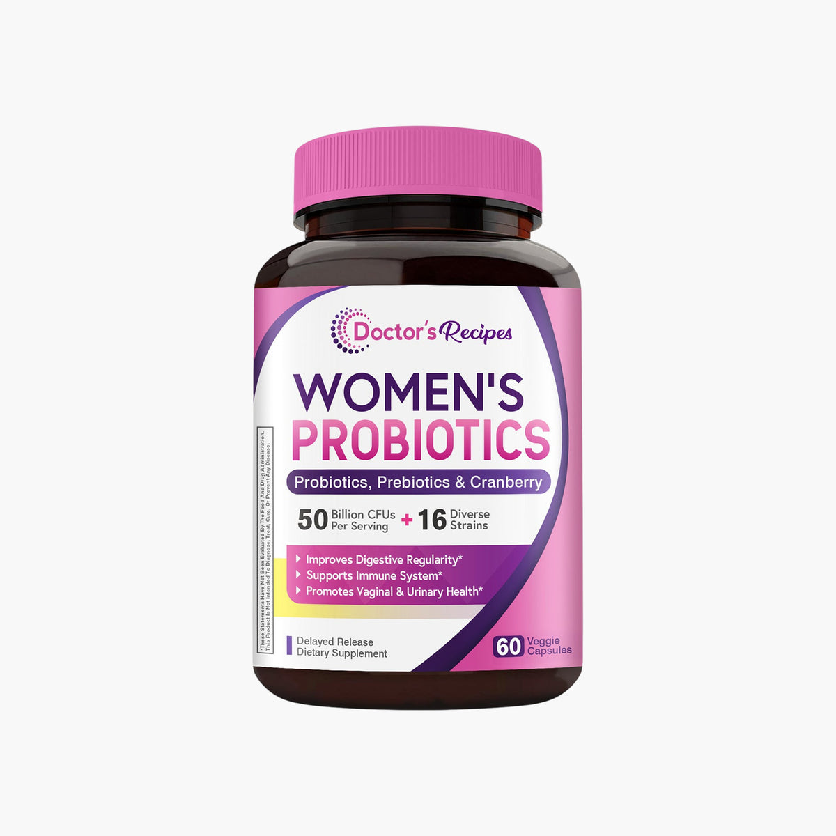 Doctor's Recipes - Women's Probiotic 50 Billion CFU - 60 Capsules