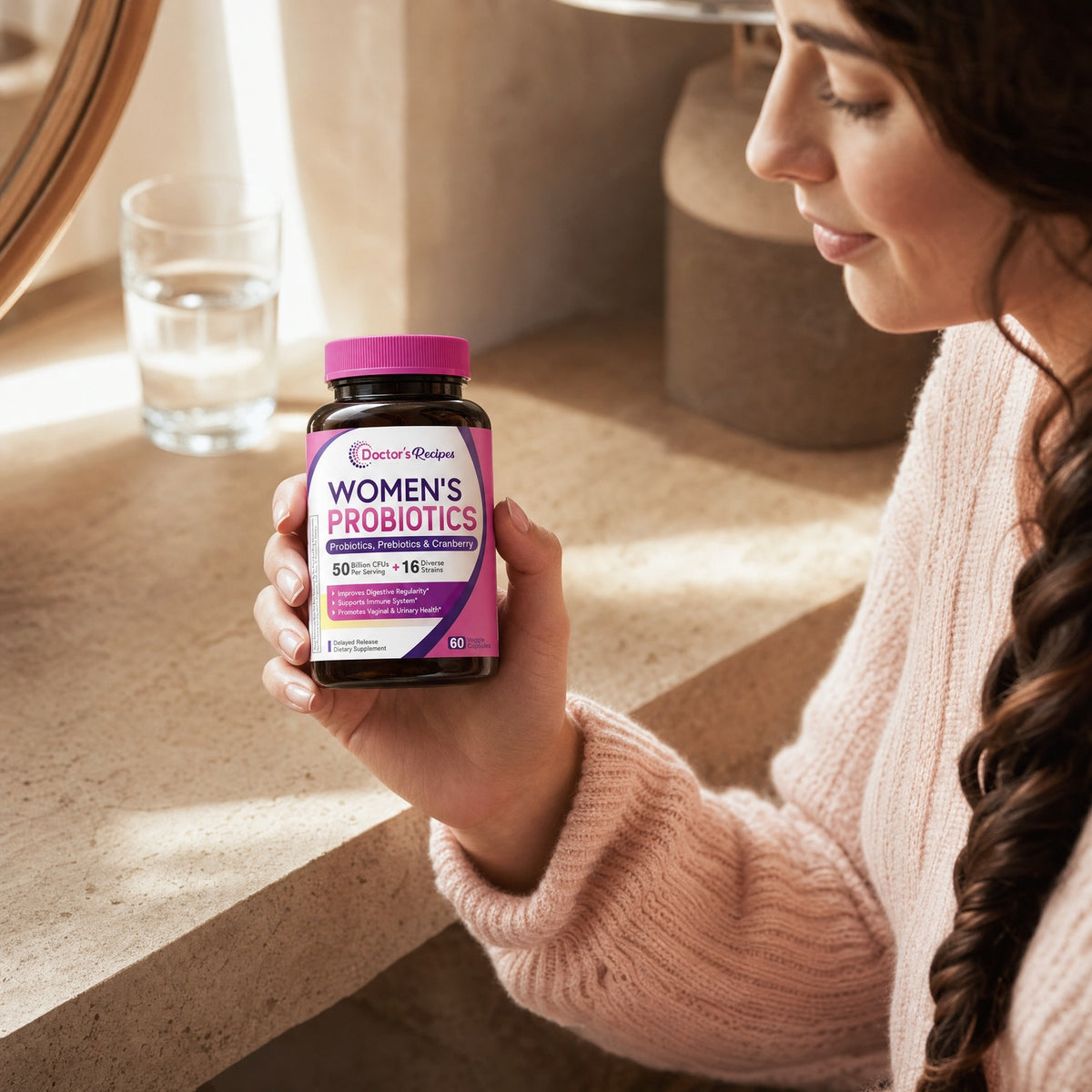 Doctor's Recipes - Women's Probiotic 50 Billion CFU - 60 Capsules