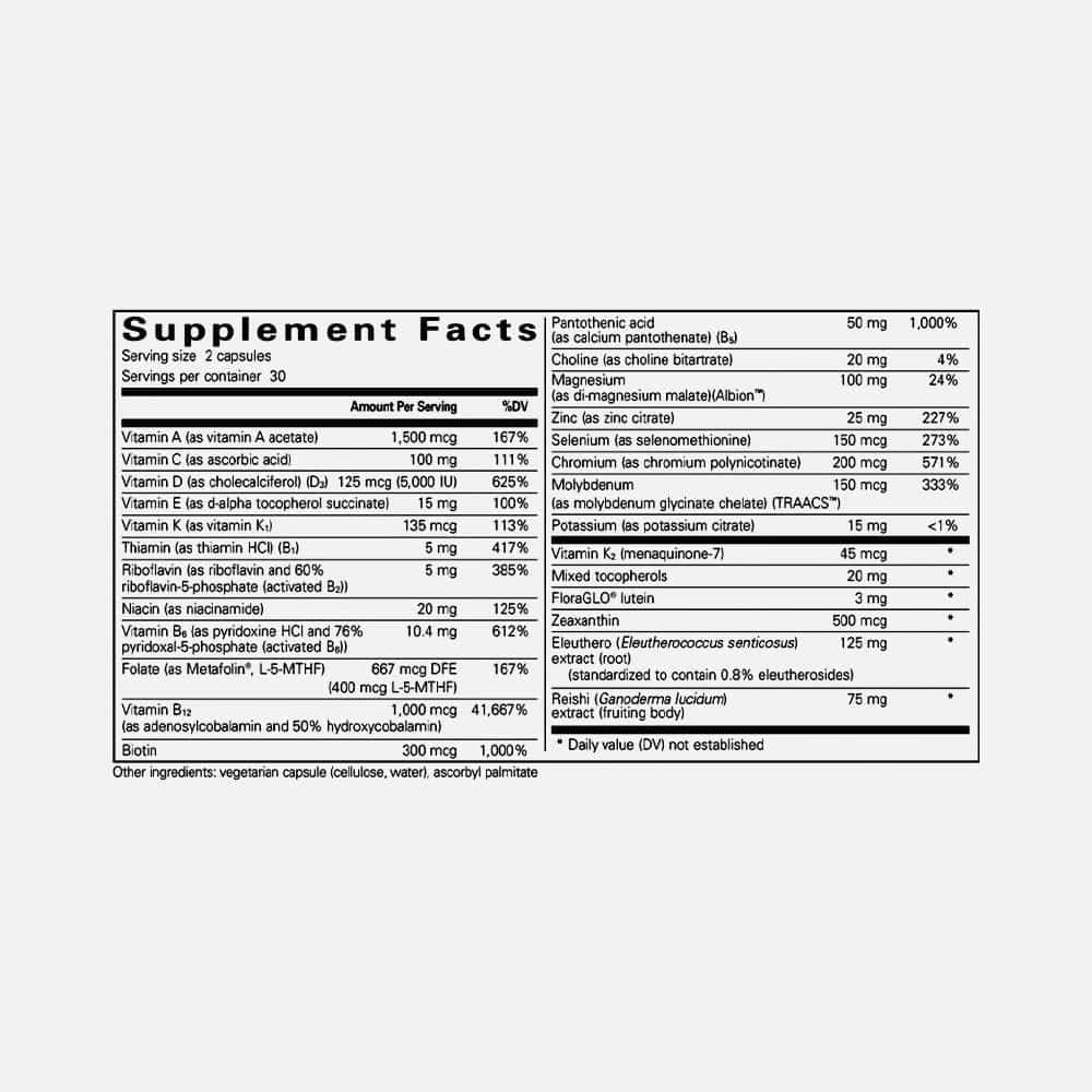 PureResponse Multivitamin - 60 Capsules