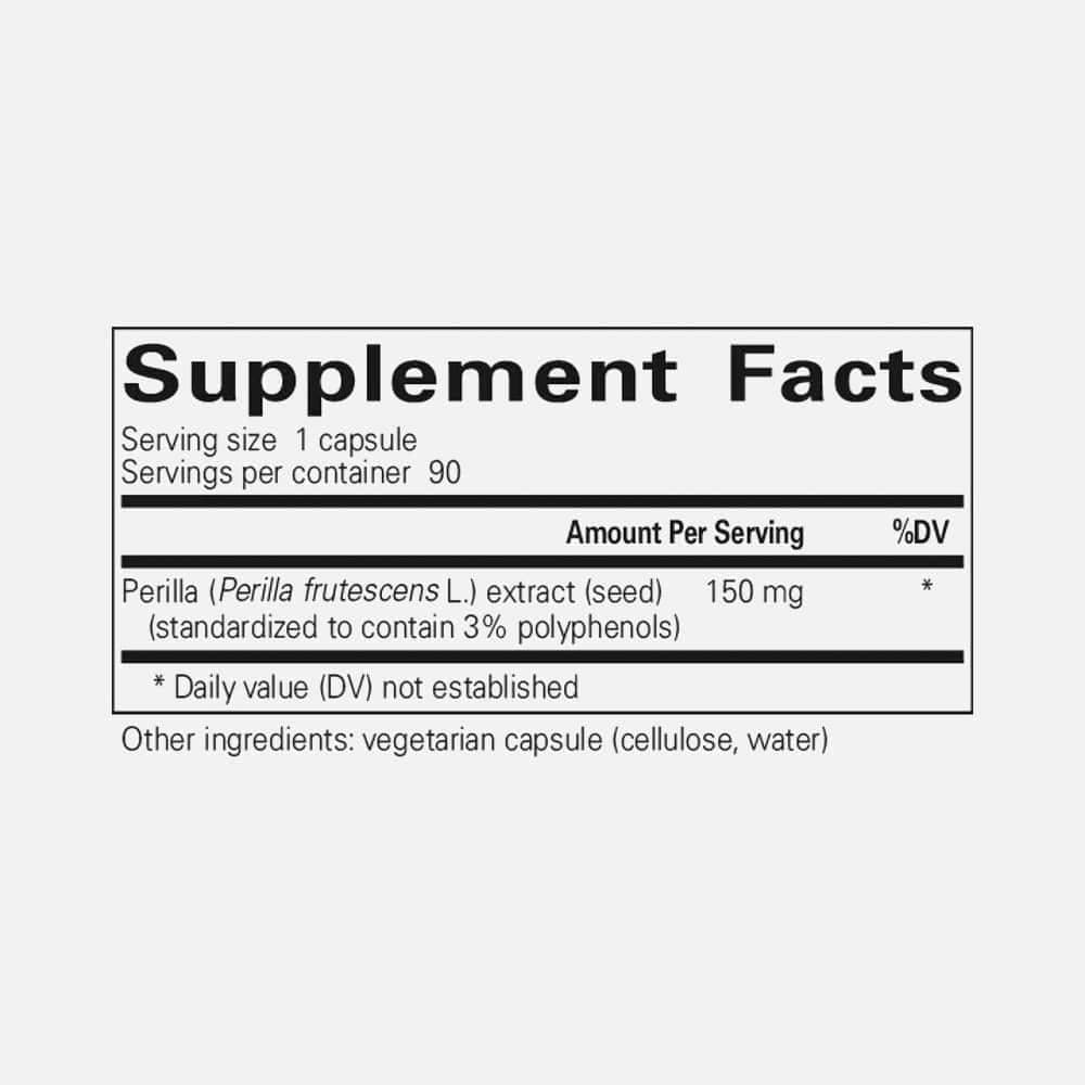 Pure Encapsulations Perilla Extract 150mg 90 Capsules