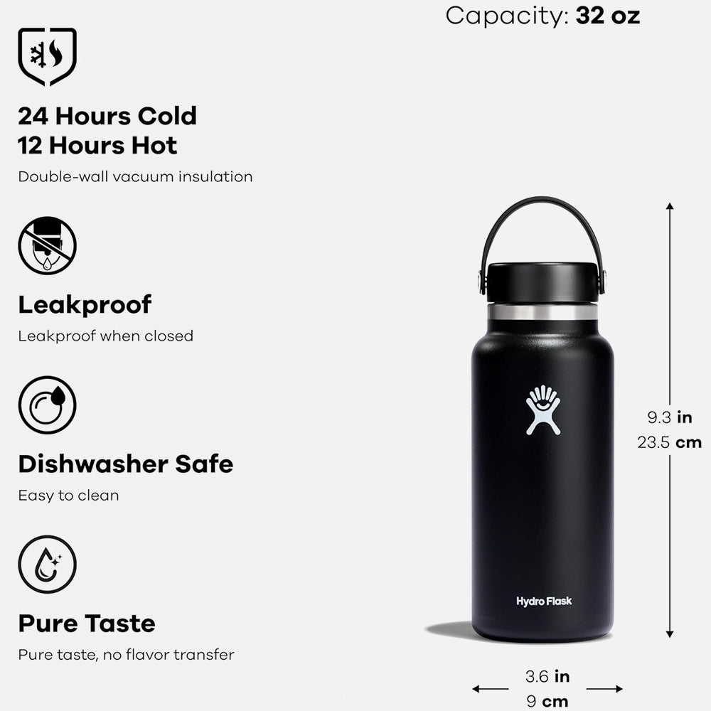 Hydro Flask Insulated Bottle 32oz - Wide Mouth