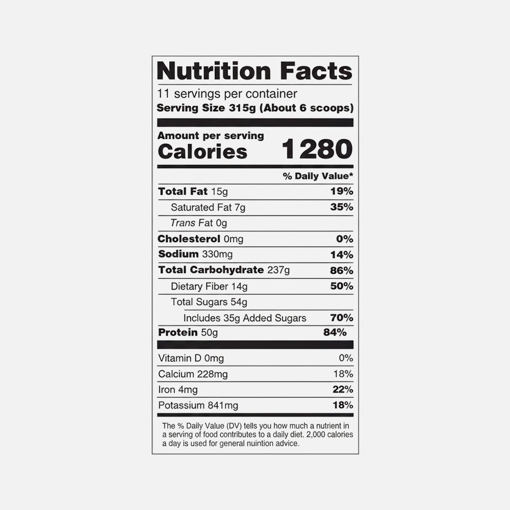 Vegan Mass Gainer - Chocolate