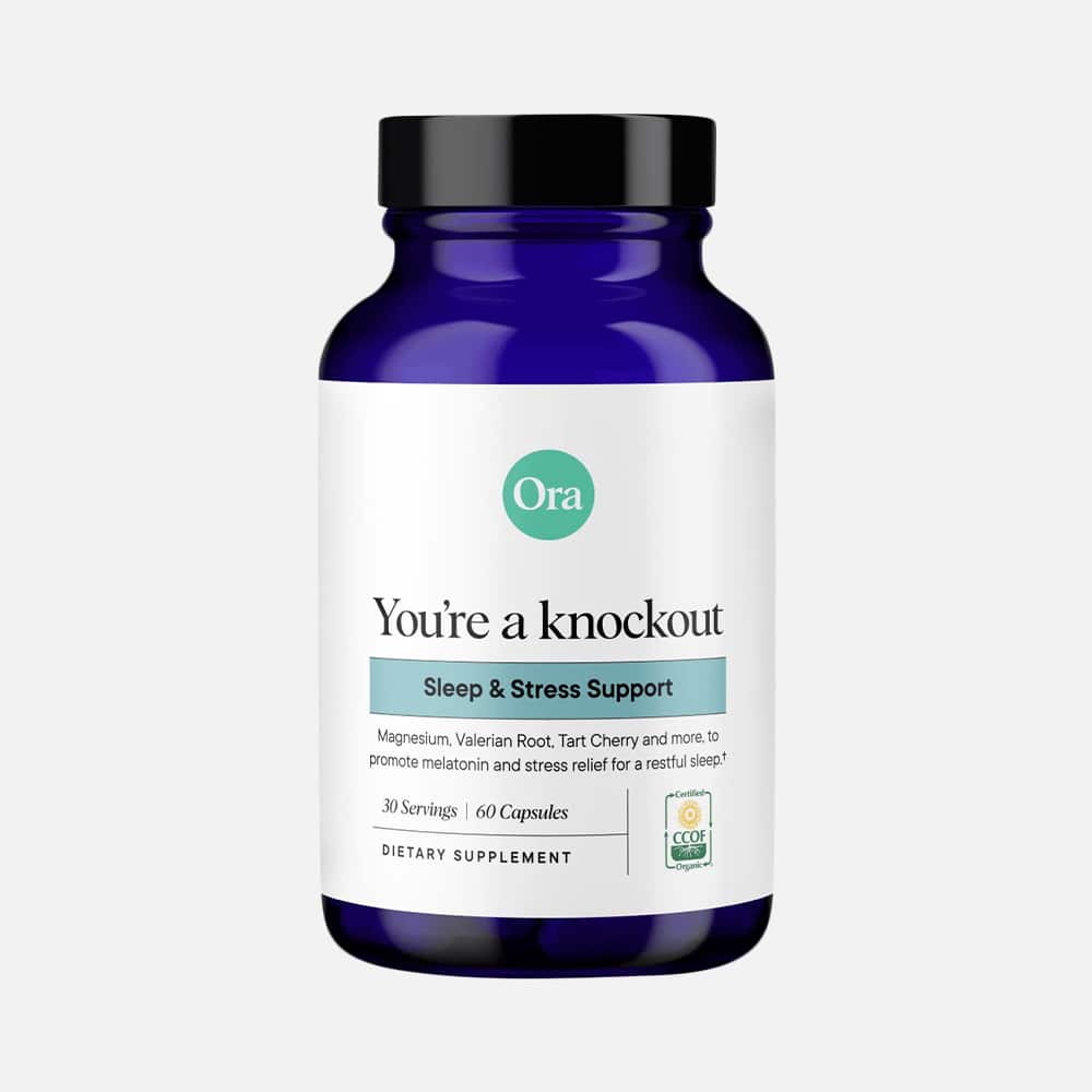 Herbal Sleep Blend with Melatonin & Magnesium - 60 Capsules