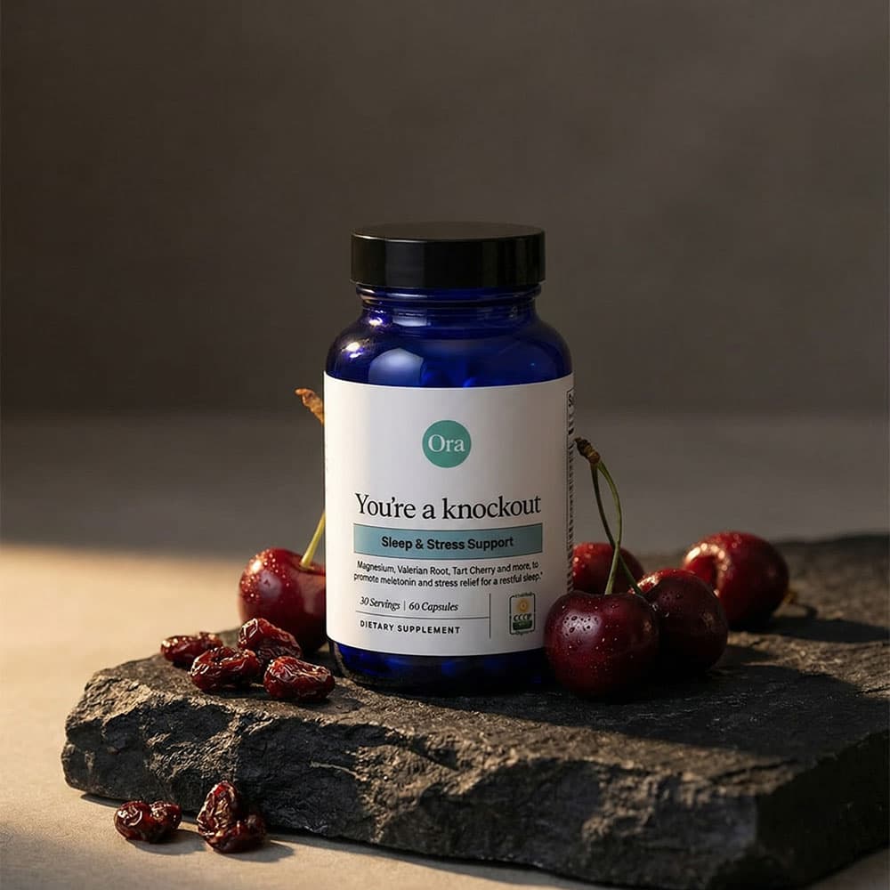 Herbal Sleep Blend with Melatonin & Magnesium - 60 Capsules