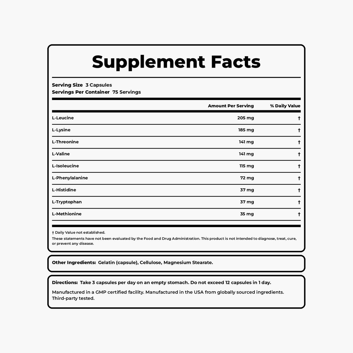 Essential Amino Acids
